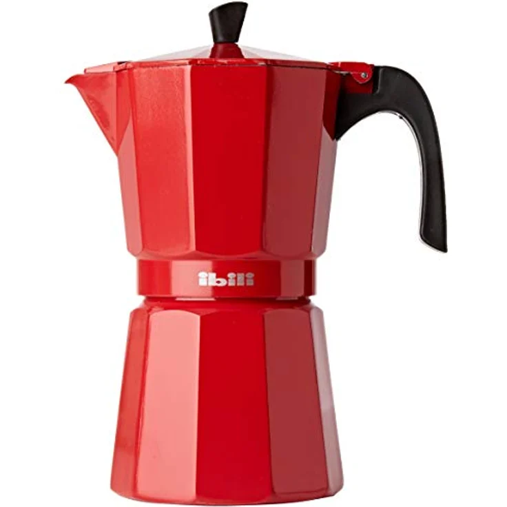 IBILI - Express-Kaffeekocher Bahia Roja, 9 Tassen, 450 ml, Aluminium – Bild 1