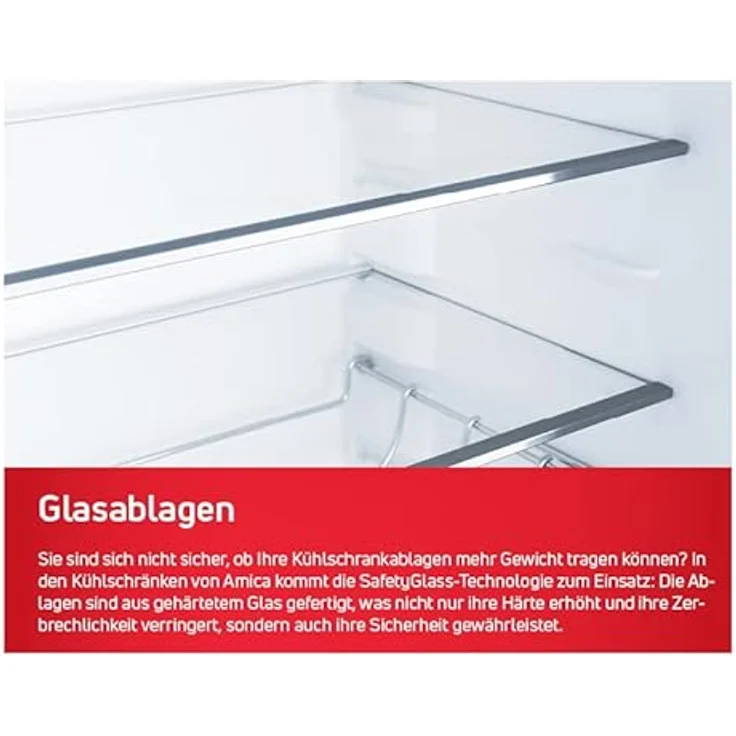 Amica AKG 3845 E Kühl-/ Gefrierkombination, 148 cm hoch, freistehend, C Energieeffizienz, LED-Innenbeleuchtung – Bild 15