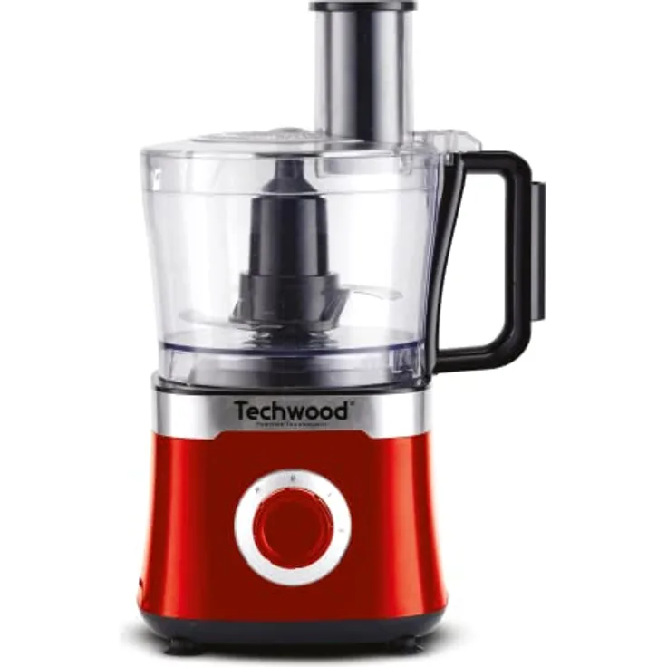 Techwood TRO-6855 Multifunktions-Küchenmaschine, Rot