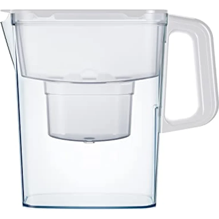 AQUAPHOR Wasserfilter Kanne Compact weiß inkl. 1 Maxfor+ Filter I Kunststoff Karaffe 2,4l I Reduziert Kalk, Chlor & Schwermetalle I Kompakter & leichter Wasserfilter I Passt in die Kühlschranktür – Bild 2