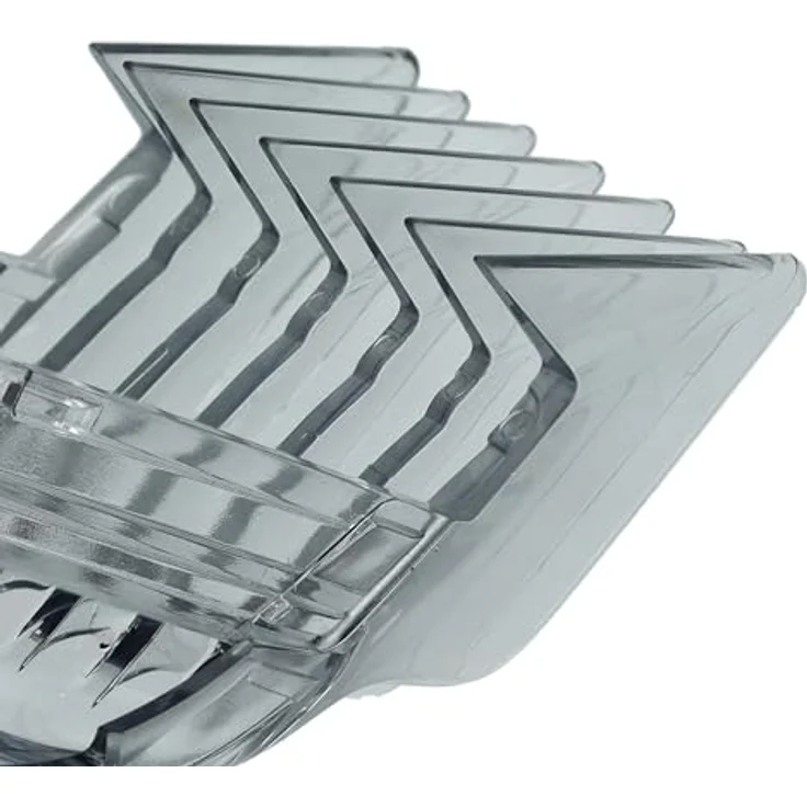 vhbw Kammaufsatz 16 - 28 mm, Ersatz für Philips 422203633, 422203633291, Grau-Transparent für Haarschneider und Bartschneider – Bild 7