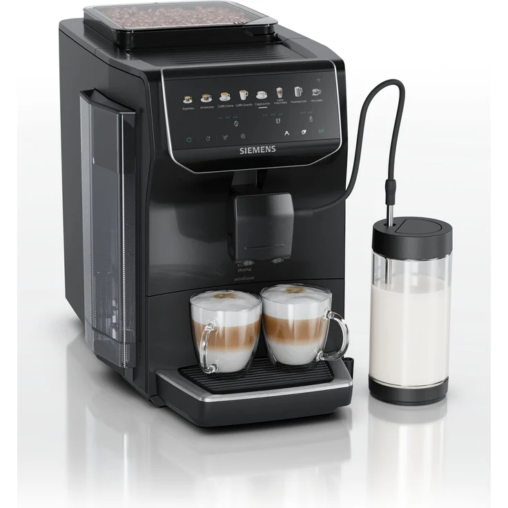 Siemens EQ500 TP555EF5 iAroma Kaffeevollautomat, 15 bar, 1,8 l Wassertank, 300 g Bohnenbehälter, AutoClean, Schwarz, inkl. Lieferung zum Aufstellungsort