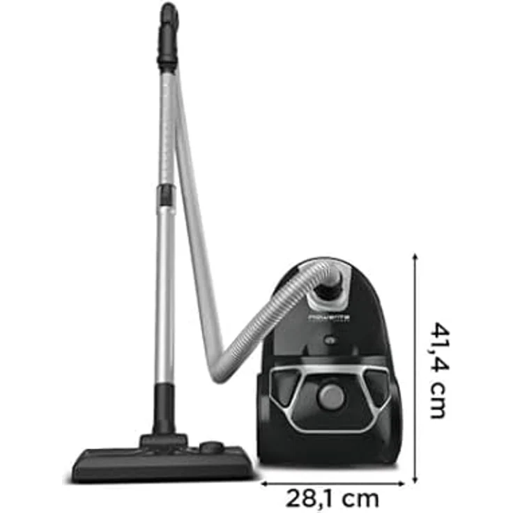 Rowenta RO3945EA Bodenstaubsauger, mit Beutel, 750 Watt, HEPA-Filter, schwarz – Bild 3