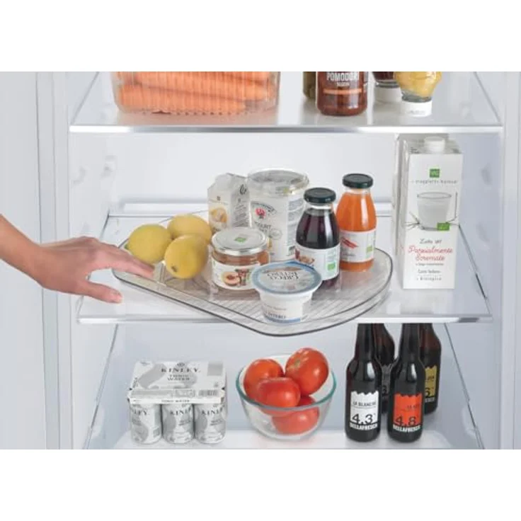 Metaltex Drehplatte Loop, transparente Kunststoff-Drehplatte mit 360°-Drehfunktion und rutschhemmender Oberfläche, max. 5 kg tragbar – Bild 3