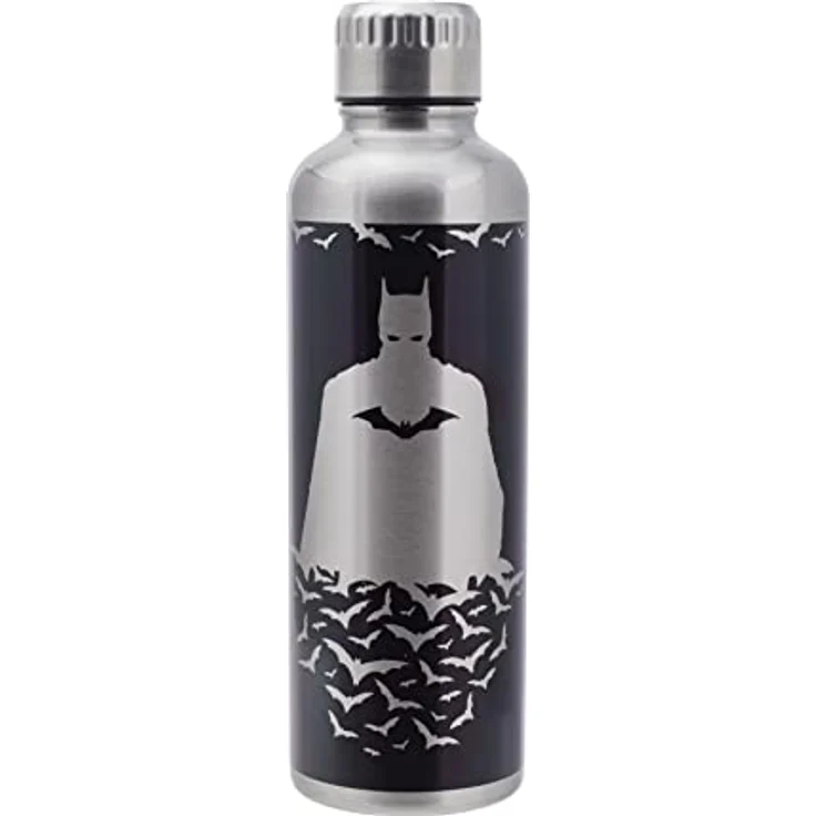 Paladone PP9773TBM Batman Wasserflasche, Edelstahl, 500 milliliters, Mehrfarbig – Bild 3