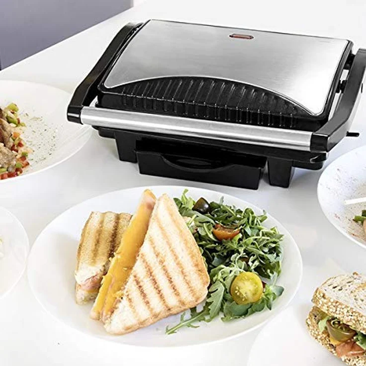 Cecotec RockŽn Grill 1000 W. Elektrischer Grill, RockStone Antihaftbeschichtung, 1000 W, 25,5 x 29,5 x 10 cm – Bild 4