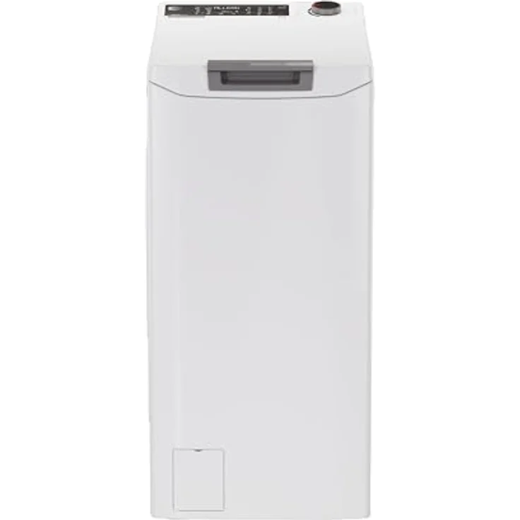 Hoover THOS486TM4-S Toplader Waschmaschine, 8 kg Füllmenge, 1400 U/min, 17 Programme, Nachlegefunktion, Weiß – Bild 1