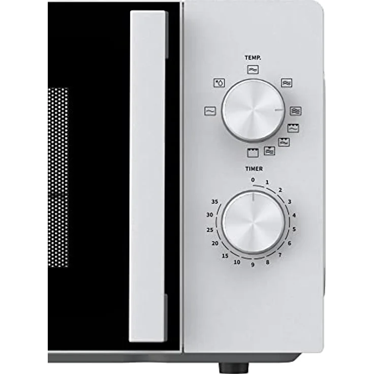 Hisense H20MOWP1HG Mikrowelle mit Grill, Standgerät, 700 Watt, 20 Liter Garraum, Auftauen, 35 Minuten Timer, weiß, schwarz – Bild 3