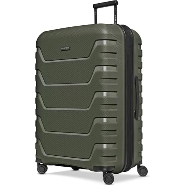 SMARTBOX Hartschalen Check-in Koffer | Großer XL Trolley 52 x 33 x 76 cm | erweiterbar auf 120 Liter | Polypropylen | 4 Doppelrollen & TSA-Schloss | leicht 4,2 kg (Edition 01)