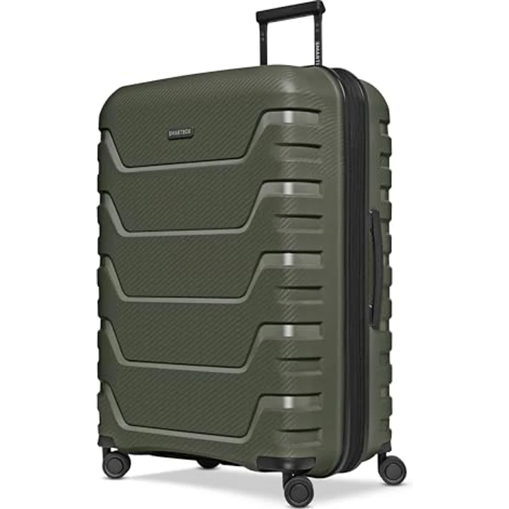 SMARTBOX Hartschalen Check-in Koffer | Großer XL Trolley 52 x 33 x 76 cm | erweiterbar auf 120 Liter | Polypropylen | 4 Doppelrollen & TSA-Schloss | leicht 4,2 kg (Edition 01) – Bild 1