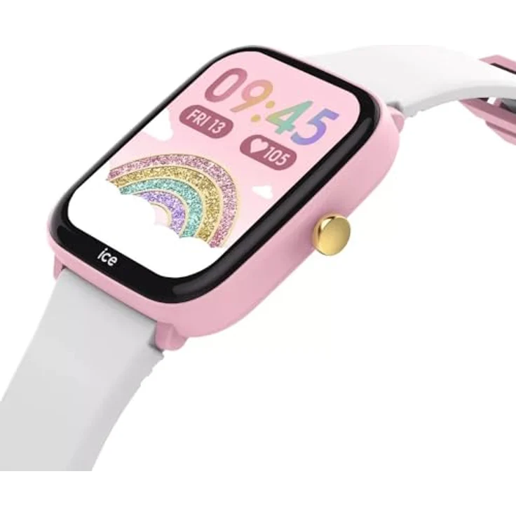 ICE-WATCH Smart Watch 024297, Kinder Smartwatch mit AMOLED-Display, Bluetooth und Herzfrequenzmesser, rosa – Bild 3