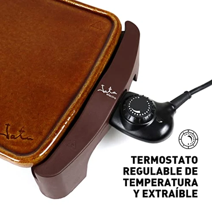 Jata GR559 Grillplatte aus Terrakotta, 46 x 28 cm – Bild 7