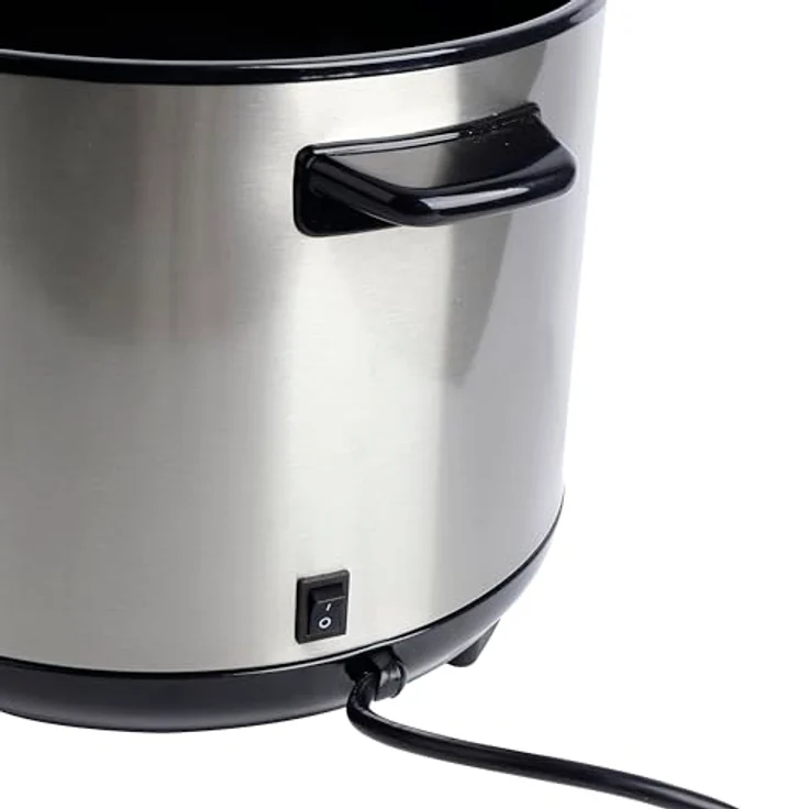 Emerio Reiskocher RCE-132390, Edelstahl, 2,2 Liter, mit Glasdeckel und Warmhaltefunktion, 900 W – Bild 3