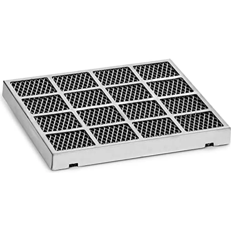 Klarstein Mariana Aktivkohlefilter, Ersatzfilter für Dunstabzugshauben, 20 x 2 x 17 cm, für Umluftbetrieb, Aluminium/Aktivkohle