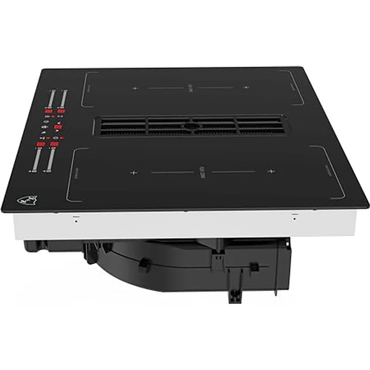 K&H DD60-IN7204FLX, Induktions-Kochfeld mit Dunstabzug, 9 Leistungsstufen, Booster, Slider Touch-Control, 2x FLEX Kochzone, 7200W – Bild 4