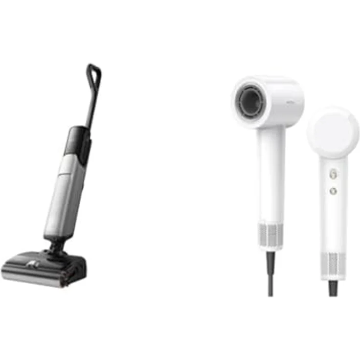 Mova Nass-Trocken-Sauger X4 Pro Kombi, Heißwasser-Wischfunktion, Selbstreinigung 100°C, 20 kPa Saugkraft, Tangle-Free, Turbo Haartrockner 110.000 U/min, 4 Temperaturstufen – Bild 1