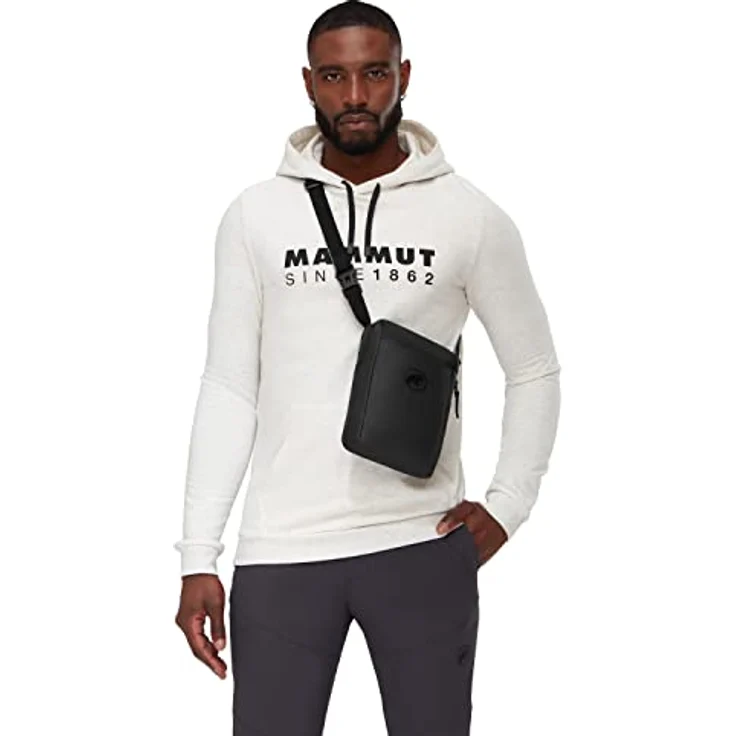 Mammut Seon Pouch, Schultertasche aus wasserabweisendem Material mit großem Hauptfach, schwarz – Bild 5