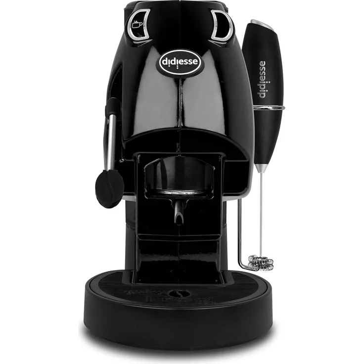 Didiesse Baby Frog Kaffeepadmaschine, halbautomatisch, 1,3 l Wassertank, 450 W, Schwarz