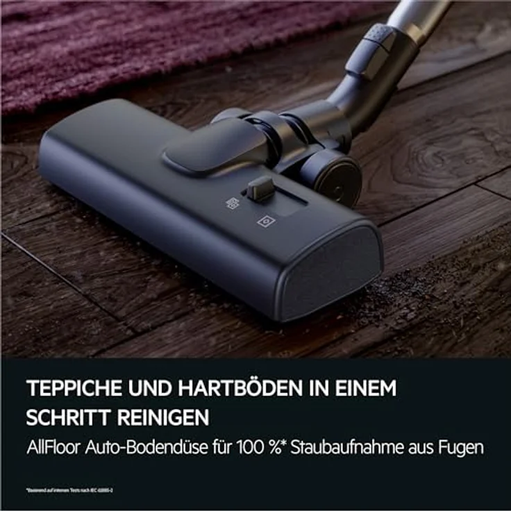 AEG Bodenstaubsauger CLEAN 6000 (AB61C2DBS), 750 W mit Beutel, hohe Saugleistung, automatische Umschaltung, inkl. Zusatzdüsen, 55 % Recyclingkunststoff – Bild 2