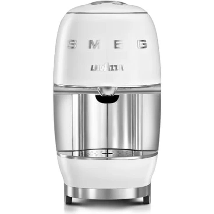Lavazza A Modo Mio Smeg White, Kaffeemaschine im Retro-Stil mit Kapseln – Bild 1