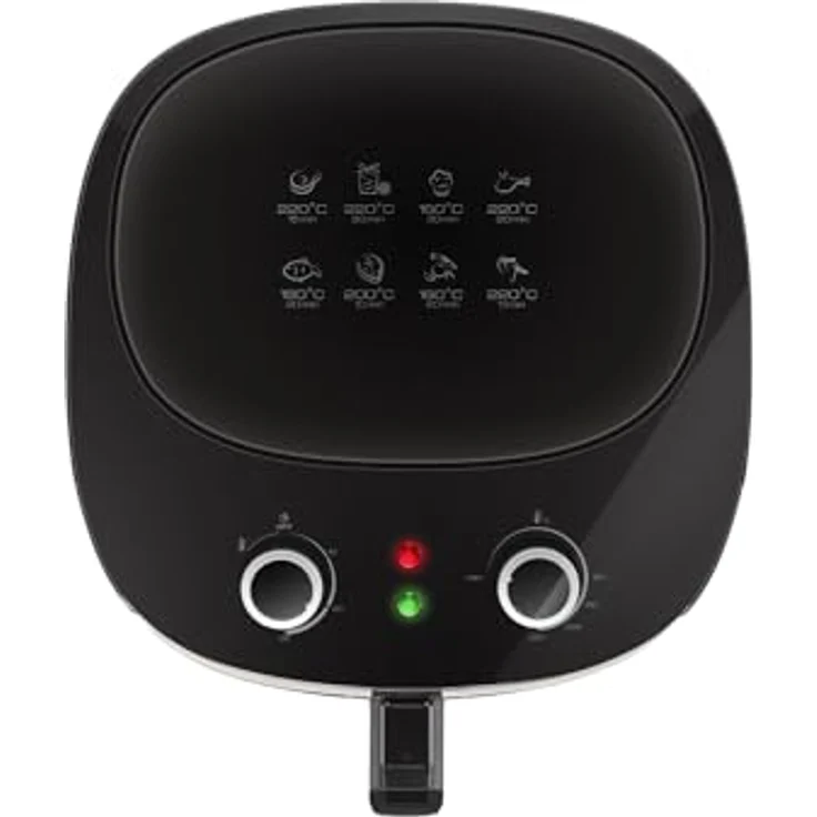 ETA Heißluftfritteuse Fritta I Heißluftfritteuse I 7.2 Liter XXL Fritteuse I 1800 Watt I 160-220°C I Touch Display I Timer I Energiesparend – Bild 4