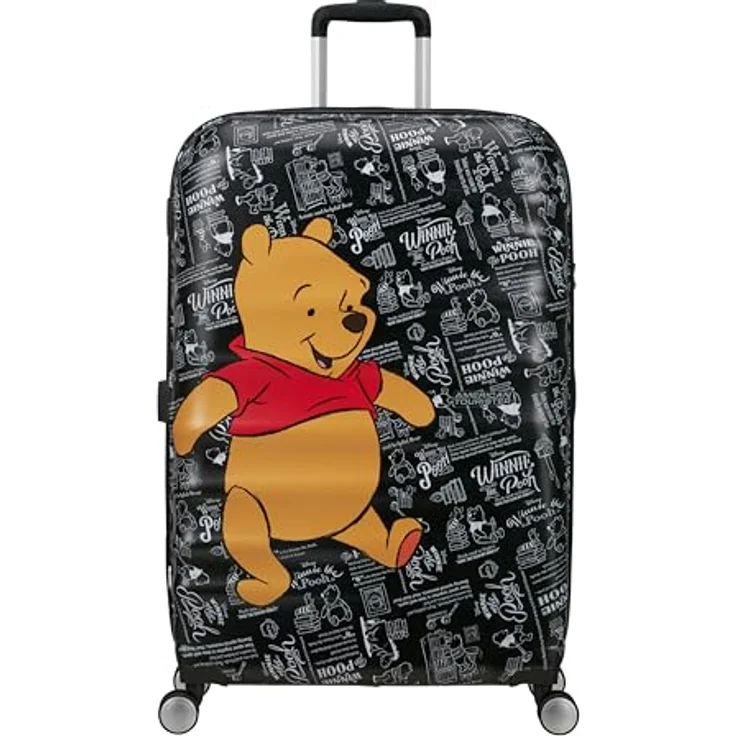 American Tourister Wavebreaker Disney FL - Spinner L, Koffer, 77 cm, 96 L, Mehrfarbig (Winnie The Pooh) - Robuster Koffer mit recycelter Innenausstattung – Bild 2