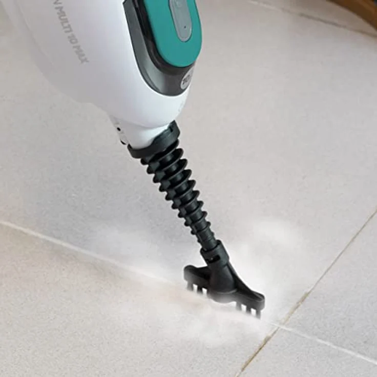 Di4 Dampfreiniger Steamclean Multifunktion 10 in 1, 1500W, Reiniger Handgerät und Dampfmop, Düsen und Mikrofaserbezug, für alle Böden, ideal für Teppich, ECO-Reinigung ohne Chemikalien – Bild 5