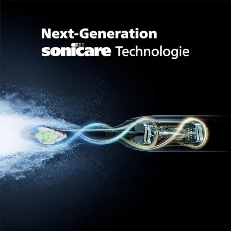 Philips Sonicare 5500 elektrische Zahnbürste, Schallzahnbürste mit Andruckkontrolle, EasyStart, SmarTimer, BrushPacer, Weiß – Bild 3