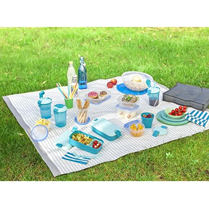 CURVER Besteck Lunchbox, Plastik, lila, 23.5 x 13.5 x 6.3 cm – Bild 4