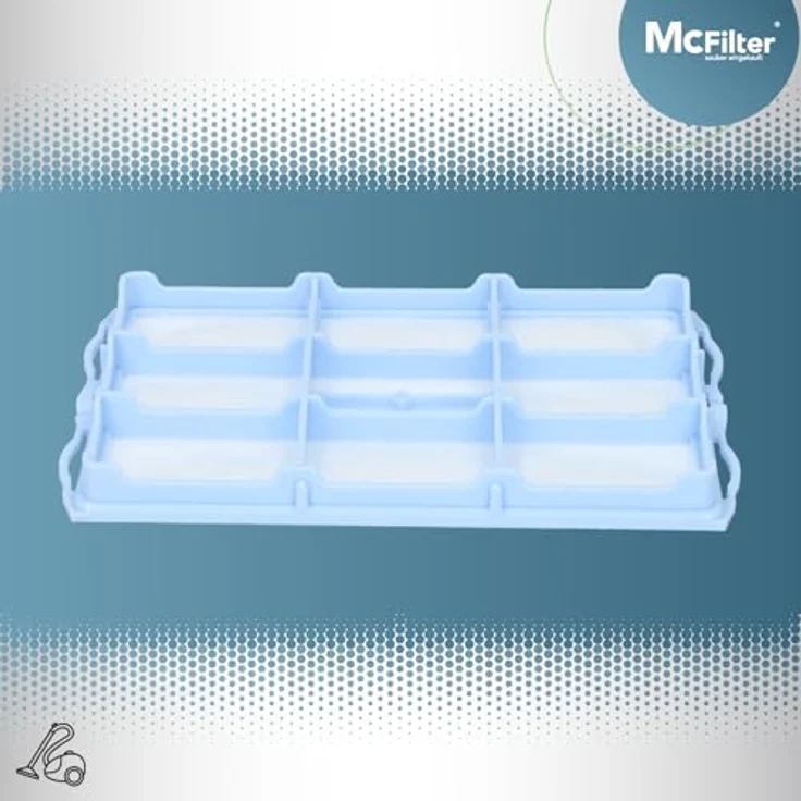 McFilter Filter-Set Hepafilter + Motorfilter für Siemens Synchropower Serie VS06, VS06A, VS06B, VS06C, VS06G, VS06A111, VSZ31455 – Bild 6