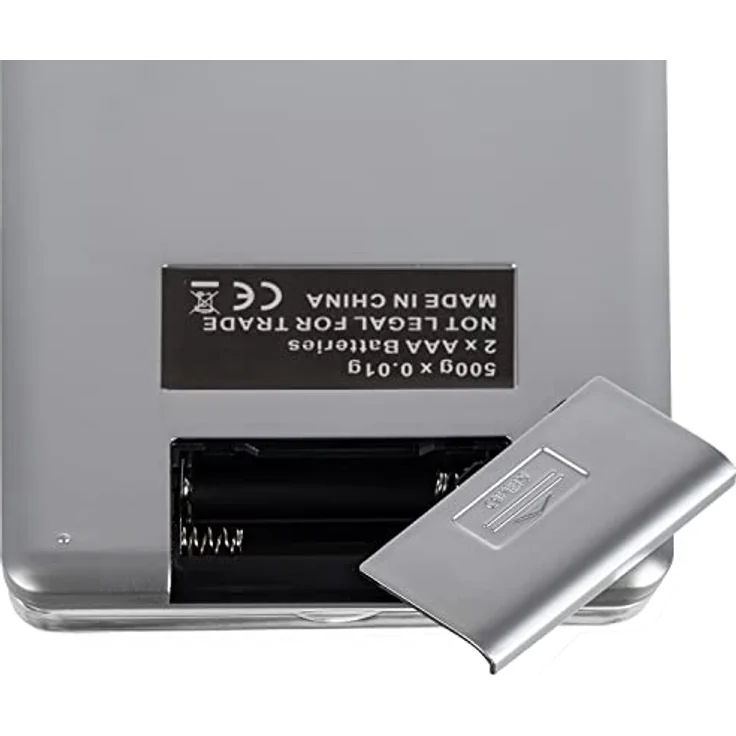 Ruhhy Küchenwaage Präzisionswaage 500 g / 0,01 g, Digitalwaage mit blau hinterleuchtetem LCD, 4-tlg. Set – Bild 7