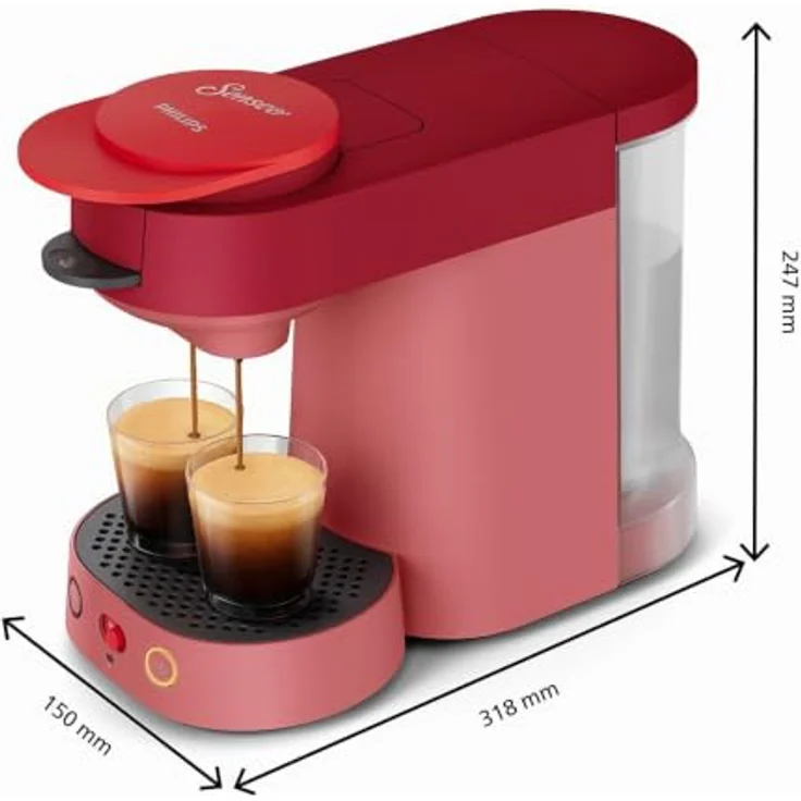 Philips Kapsel-/Kaffeepadmaschine CSA225/90, kompakte Maschine für aromatischen Kaffee – Bild 8