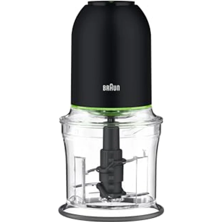 Braun MultiPractic 3 CH3011BK Zerkleinerer mit 4 Klingen aus Edelstahl, One Push-Funktion, Eiszerkleinerer, spülmaschinenfest, 500 W, Schwarz – Bild 1