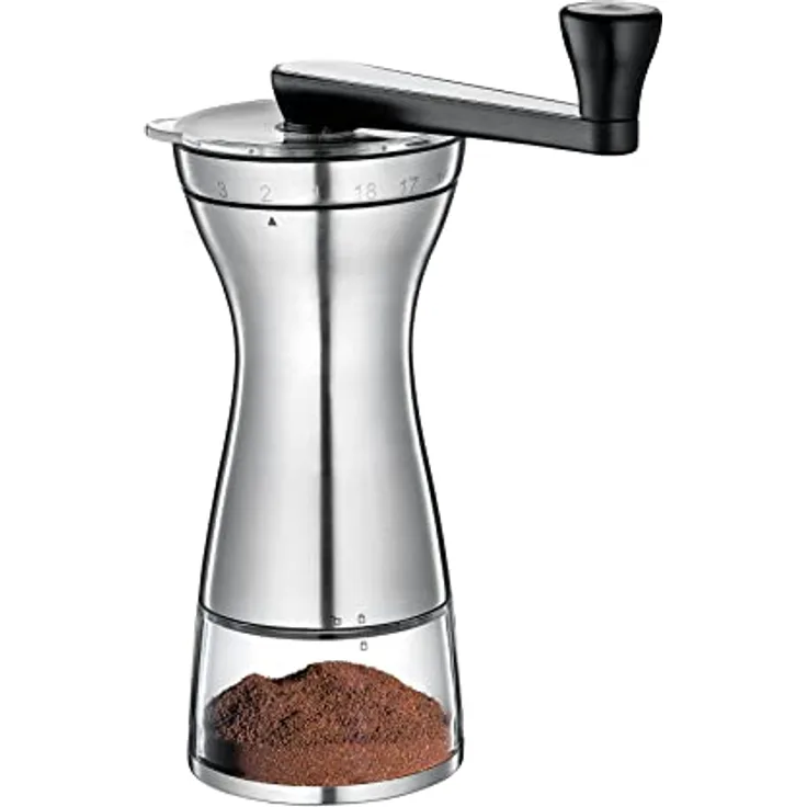 Zassenhaus 041156 Kaffeemühle Edelstahl Silber, 25 x 9 cm