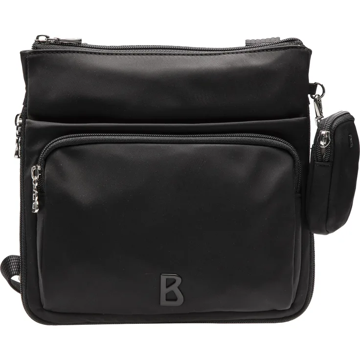 BOGNER Umhängetasche Verbier-Play Serena, Nylon, erweiterbar, abnehmbares Etui, Schwarz