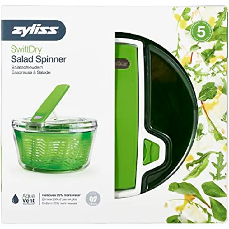ZYLISS Salatschleuder Swift Dry groß grün – Bild 3