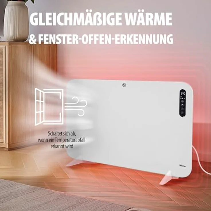 Tristar KA-5092 Infrarot-Heizpaneel, 400 W mit 24-Stunden-Timer und IP44-Schutz, ideal für Wandmontage und freistehende Nutzung – Bild 5
