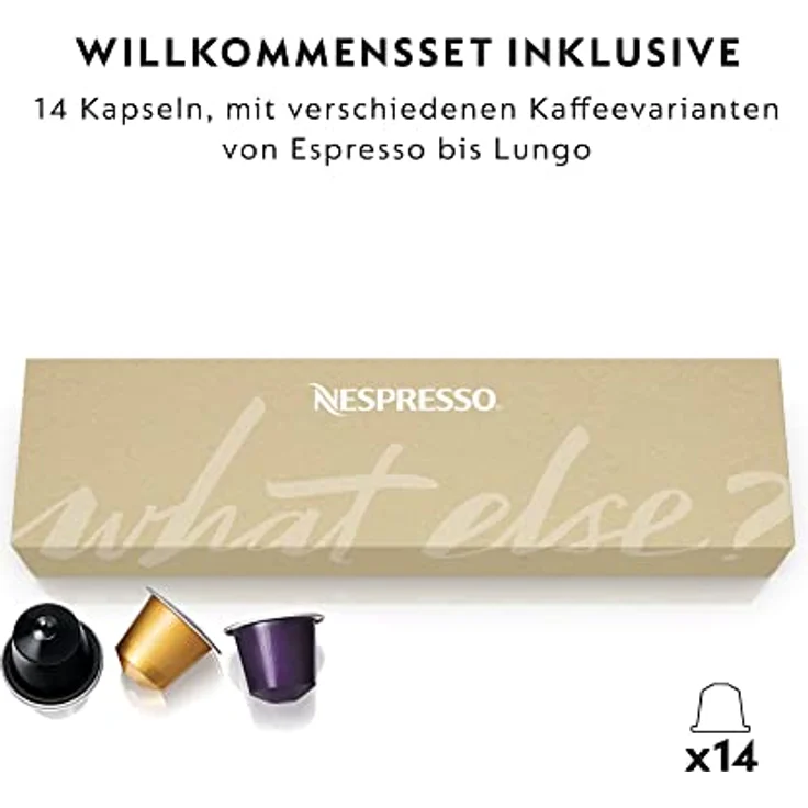 Nespresso De'Longhi EN640.B Gran Lattissima Kaffeekapselmaschine mit automatischem Milchsystem,19 Bar Druck,1400W,Schwarz – Bild 4