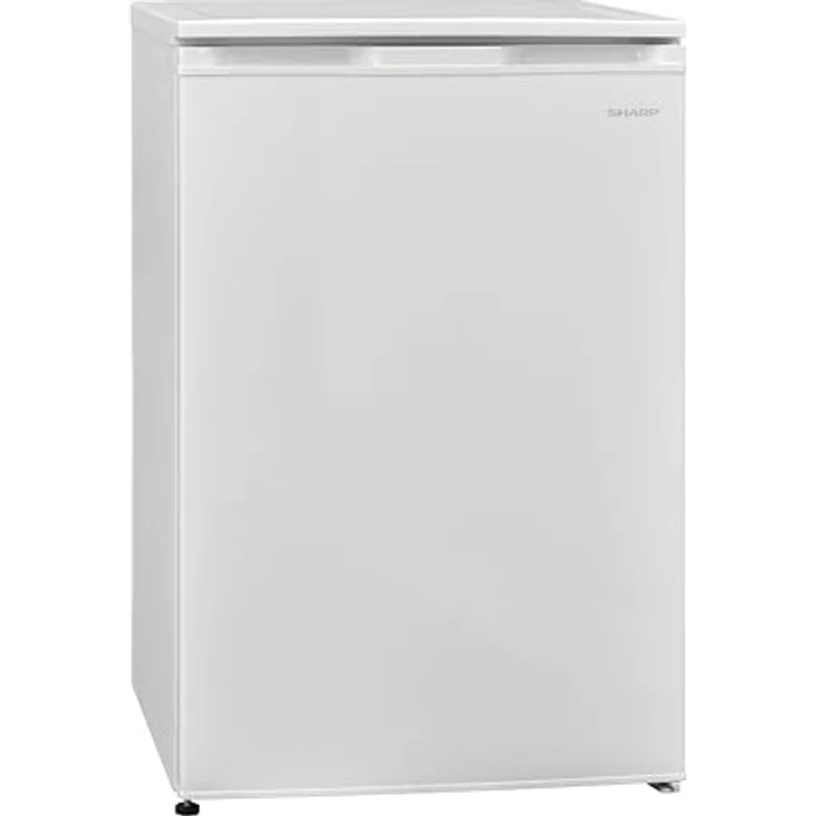 Sharp SJ-UD121T2W-EU Minikühlschrank mit Gefrierfach, 121L Nutzinhalt, 17L Gefrierraum, stufenlose Temperaturregelung, LED Innenbeleuchtung, Weiß – Bild 3