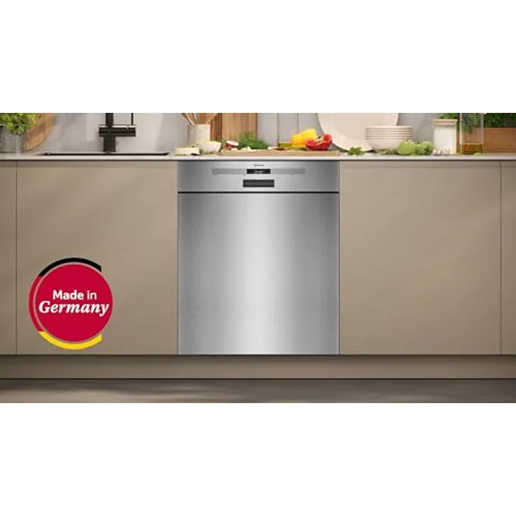 Neff N 50 S125ECS15E, Unterbau-Geschirrspüler mit 14 Maßgedecken, 6 Programmen, gebürsteter Stahl, A Energieeffizienzklasse, 42 dB Geräuschpegel – Bild 2