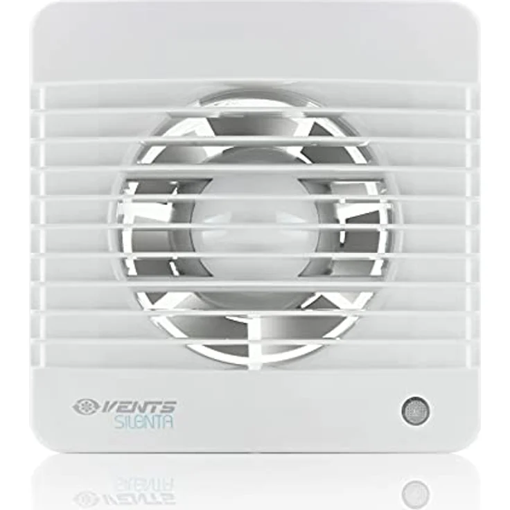VENTS Silenta-M 100 T, Kleinraumventilator Wandventilator mit Nachlauf, weiß, 78 m³/h, 26 dB(A) – Bild 1