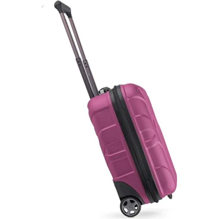 suitline Handgepäck Trolley 45x36x20 cm, Unter-Sitz Kabinenkoffer mit 30 Litern, TSA-Zahlenschloss, Magenta – Bild 5