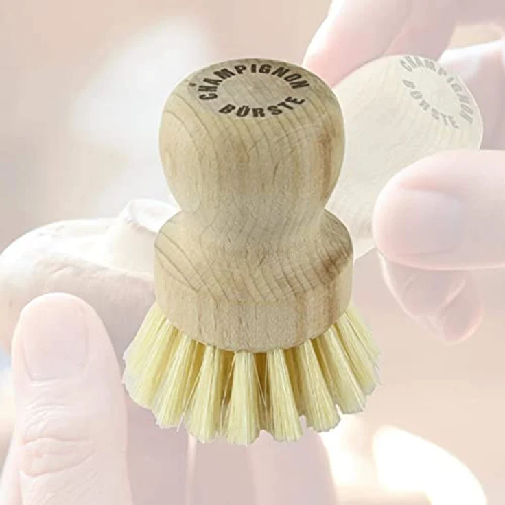 Lantelme Gemüsebürste Holz Champignonbürsten Obst- Gemüsereinigungsbürsten Set Küchenhelfer Pilz Obst Gemüse Bürsten Küchenbürste 4227 – Bild 5