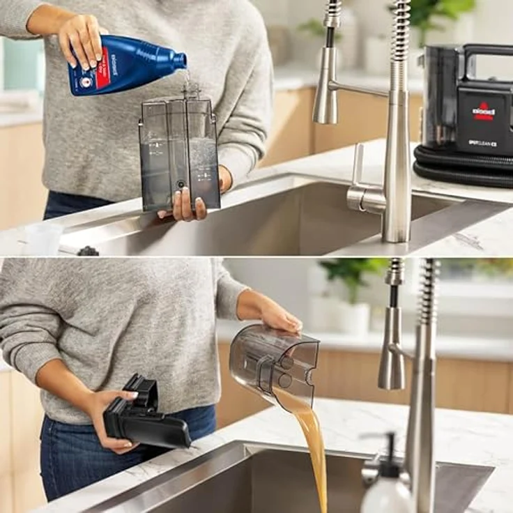 Bissell BISSELL 3931N Spotclean C5 Pro Fleckenreiniger, tragbarer Polsterreiniger mit Triple Action Reinigungssystem – Bild 6