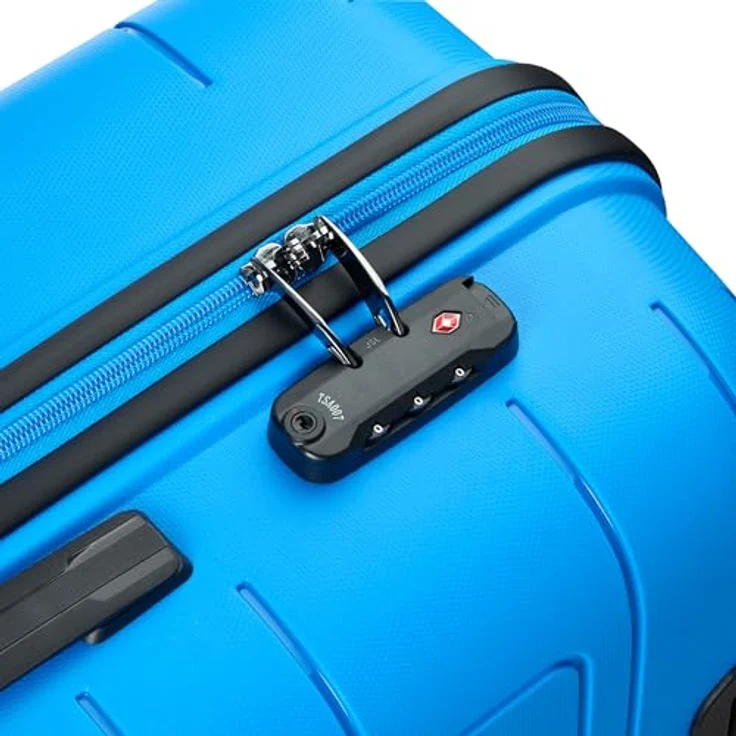 MODO by Roncato Supernova 2.0 Kofferset 3-teilig, 4 Rollen, 100% Polypropylen, 51 cm x 31 cm x 76 cm, blau – Bild 9