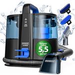 Monzana Waschsauger SC4000 Polsterreiniger Teppich Sofa Auto Dual Tank Fleckenreiniger Kompakt Haustier 400W Leistungsstark Zubehör, Weiß