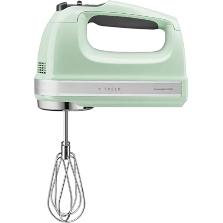 KitchenAid 5KHM9212EPT Handmixer, 85 Watt, 9 Geschwindigkeitsstufen, LED-Anzeige, pistazie – Bild 3