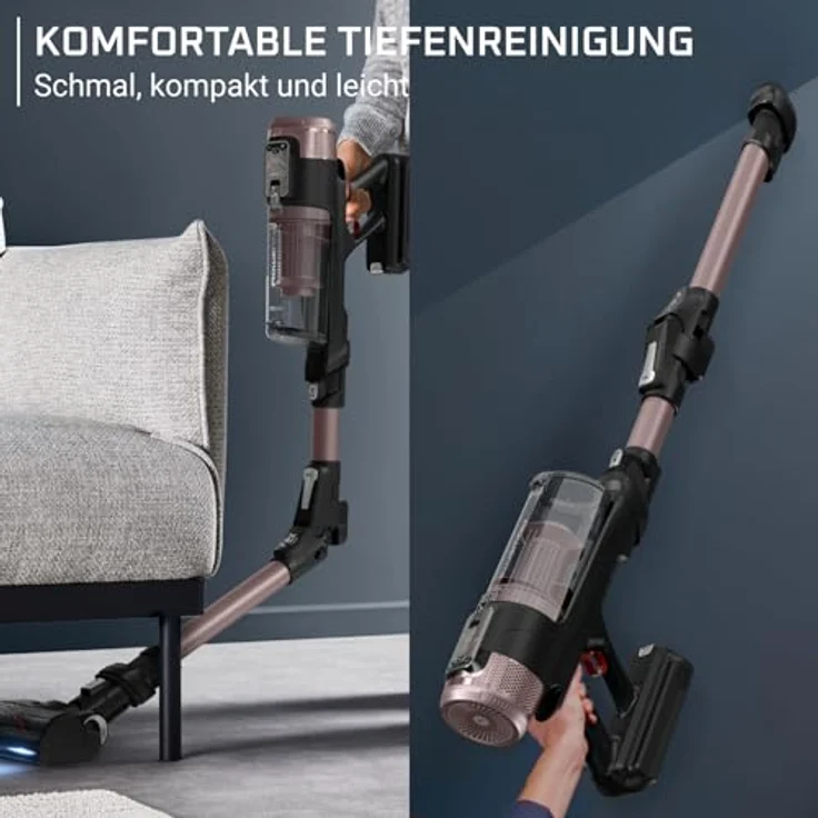 Rowenta X-Force Flex 16.60, Akku-Hand- und Stielstaubsauger mit 120 Minuten Laufzeit, 315 Air Watt Saugkraft, Flex-Gelenk, beutellos, LED-Beleuchtung – Bild 7