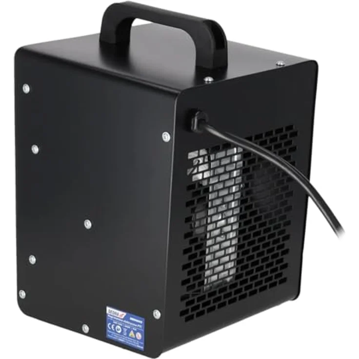 Dedra Elektrische Heizung Dedra DED9931C1, PTC 3.0kW, Heizkörper, Schwarz – Bild 4
