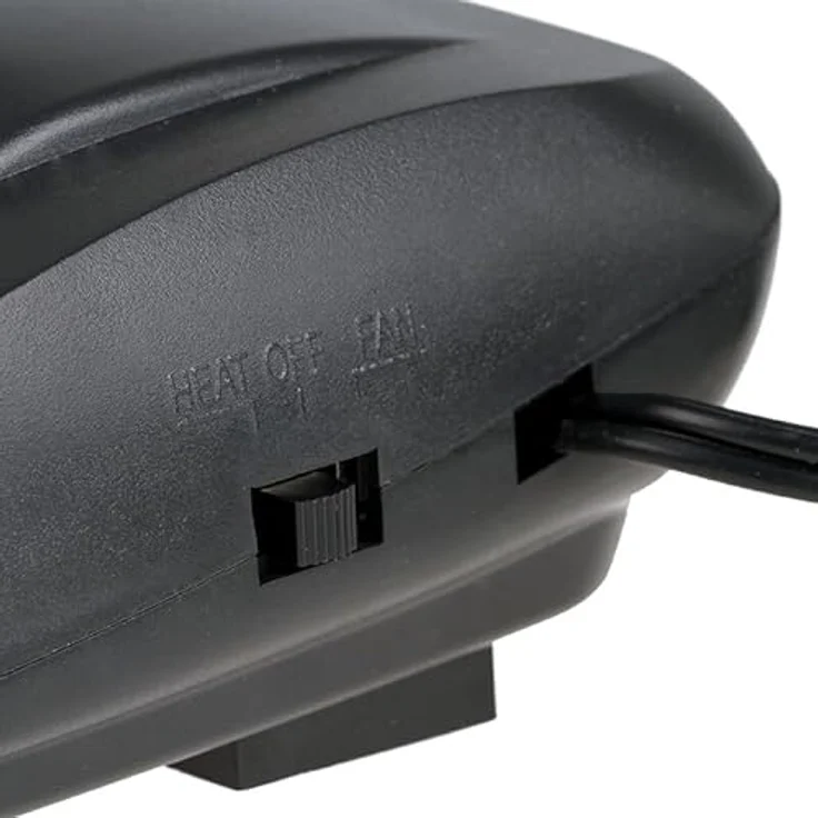 alca Heizlüfter Heizlüfter 12V 2-in-1 Thermolüfter & Ventilator für Auto Kfz Heizung, 150 W, kompakt und sicher, schwarz – Bild 4